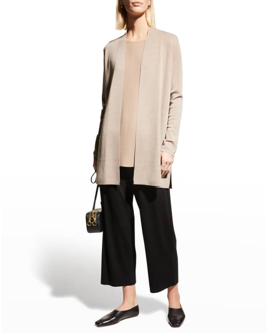 Eileen Fisher Ultrafine Merino Wool Long Cardigan Neiman Marcus