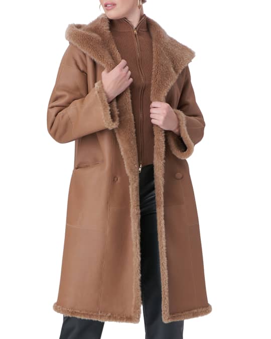 Christia shearling coats cheap