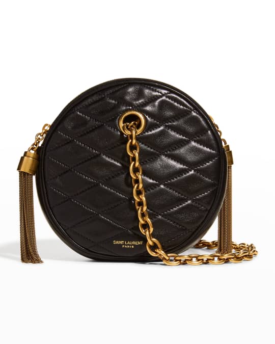 Saint Laurent Le Maillon Round Tassel Chain Crossbody Bag Neiman