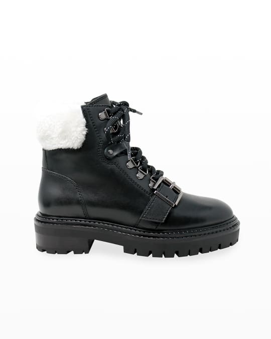 Charles david combat discount boots