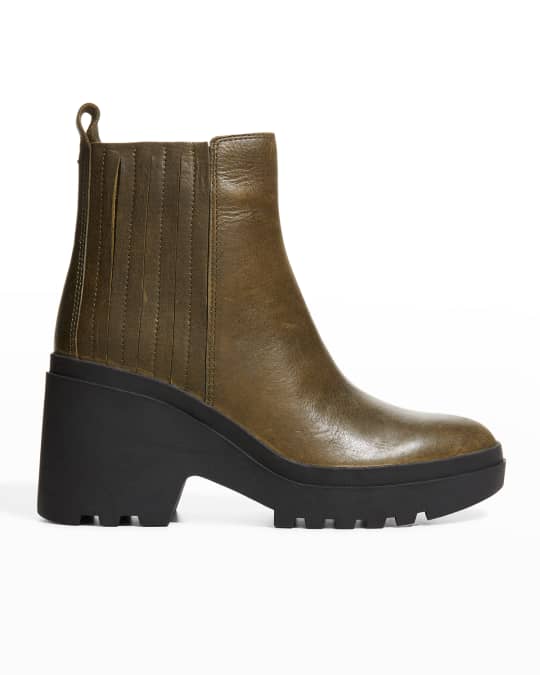 Eileen Fisher Kat Rubber Sole Chelsea Booties Neiman Marcus