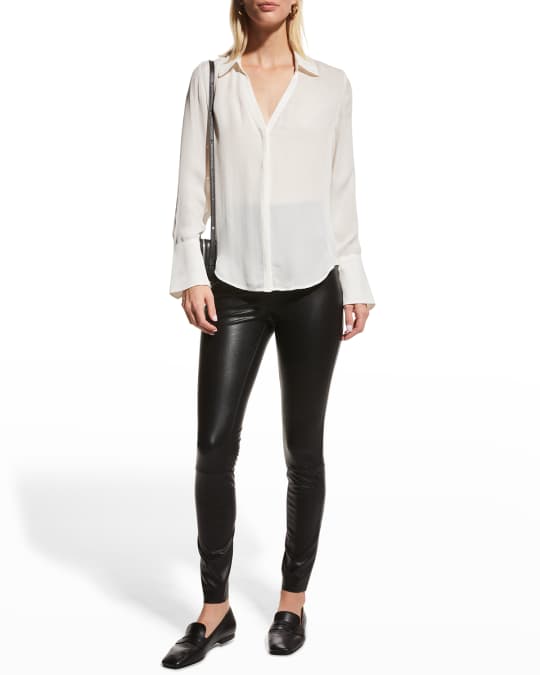 Sheena Vegan-Leather Leggings