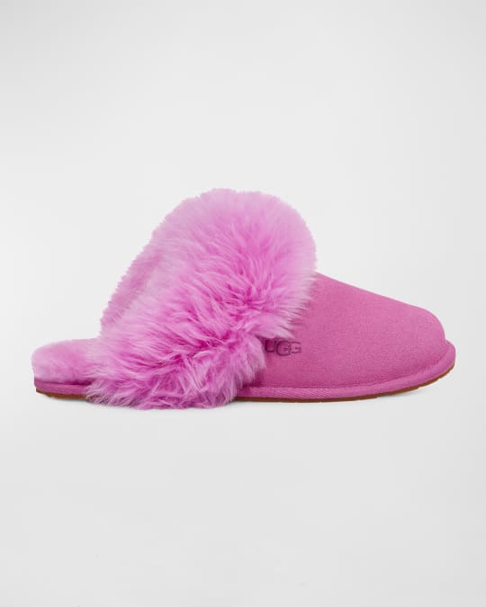 Scuff Sis Suede Shearling Slippers