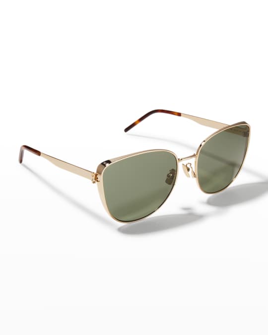 YSL Round Metal Sunglasses