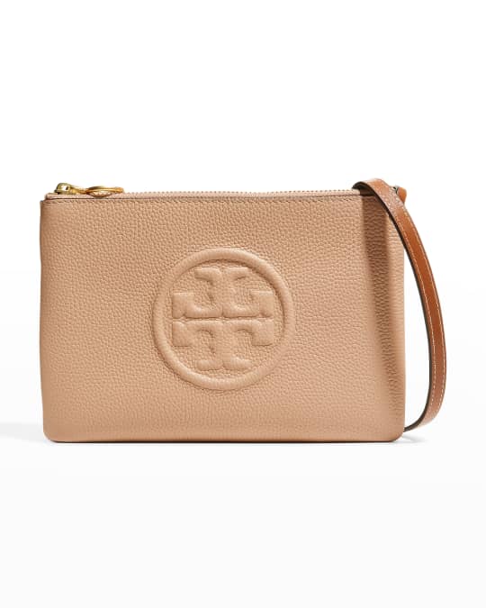 Tory Burch Perry Bombe Double-Zip Pouch Crossbody Bag | Neiman Marcus
