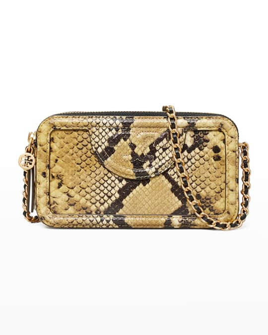 Tory burch snakeskin crossbody discount