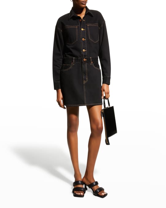 SLVRLAKE Jagger Denim Dress | Neiman Marcus
