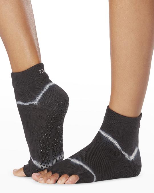 ToeSox Printed Half-Toe Ankle Grip Socks | Neiman Marcus