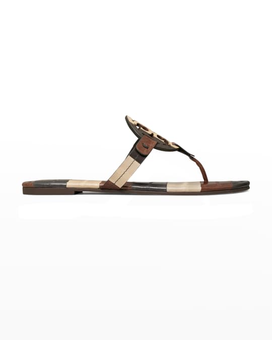 Tory burch shop striped miller sandals