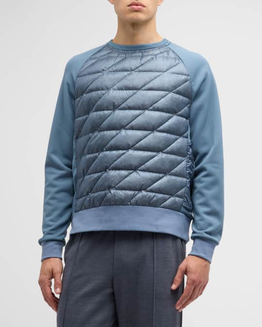 Men s Hybrid Fleece Down Ski Sweater