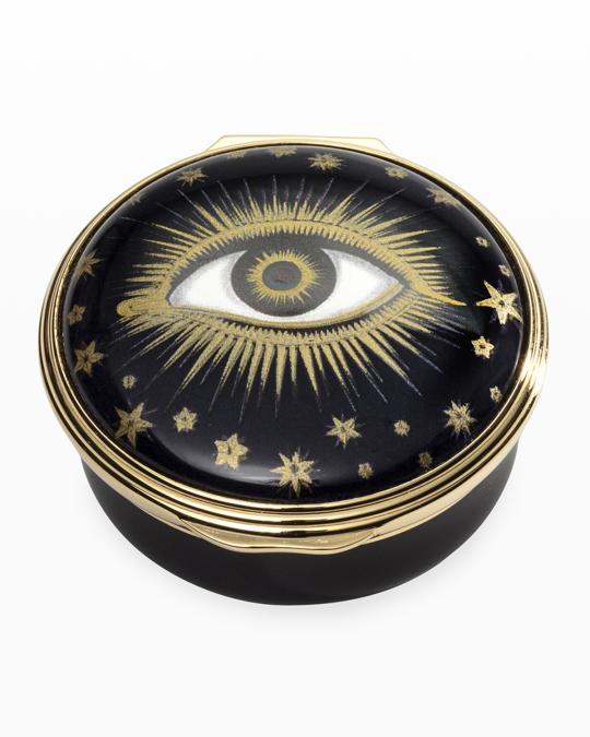 Halcyon Days Evil Eye Enamel Box | Neiman Marcus