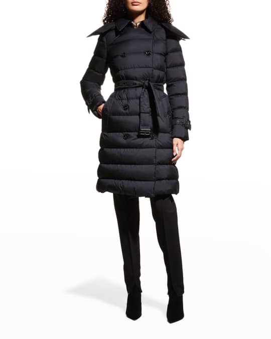 【BURBERRY】ASHWICK DOWN JACKET Burberry Ashwick Puffer Coat w/ Detachable Hood | Neiman Marcus