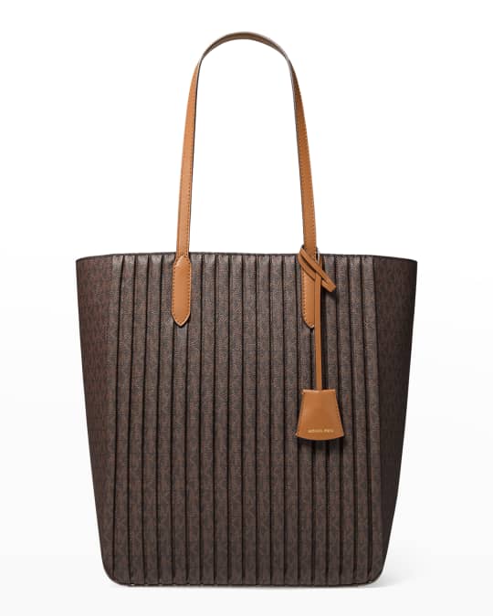 MICHAEL Michael Kors Sinclair Large Pleated Monogram North South Tote Bag Neiman Marcus