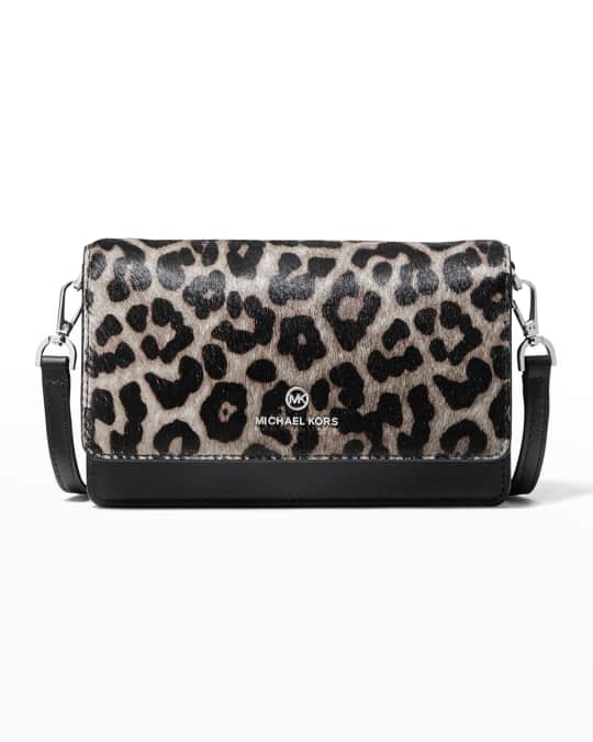 Michael kors black cheetah purse sale