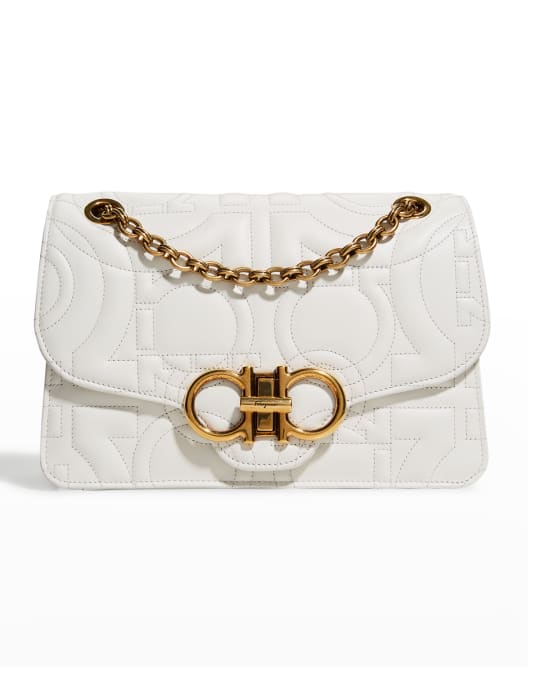 Ferragamo gancini new arrivals quilted bag