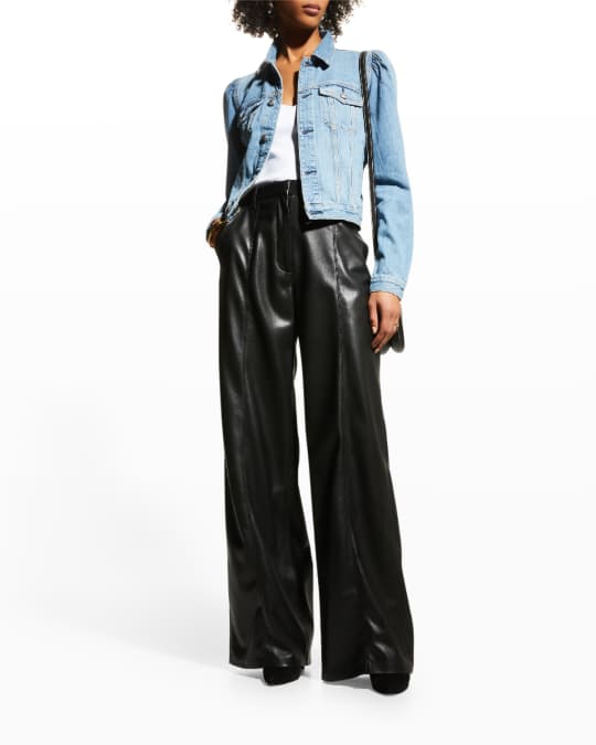Denim Folded-Sleeve Jacket