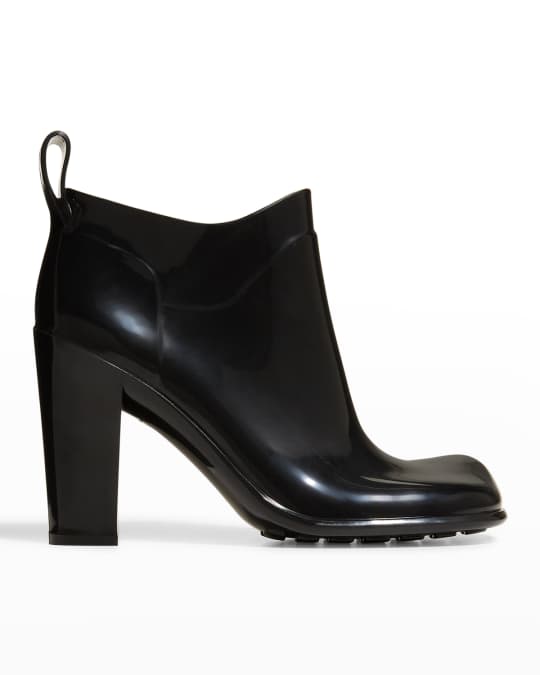 Rubber heel booties new arrivals