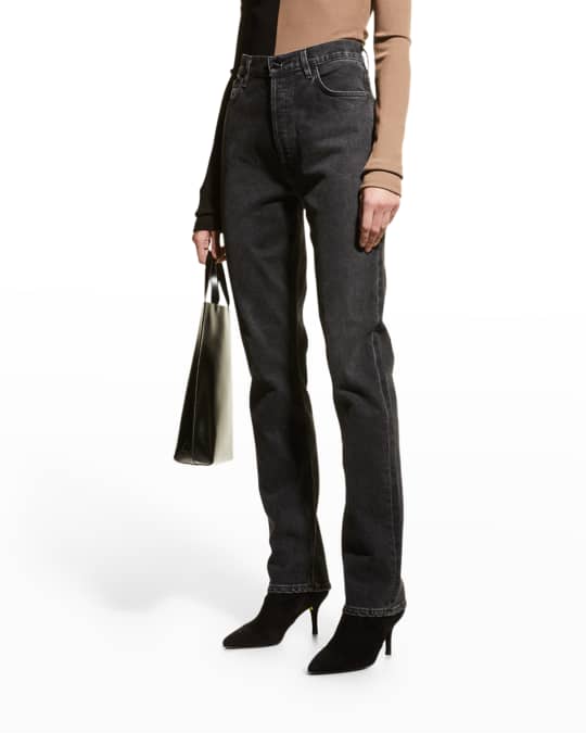 新品！GOLDSIGN the high rise slim jeans Goldsign The Lawler Ultra High-Rise Slim Jeans | Neiman Marcus