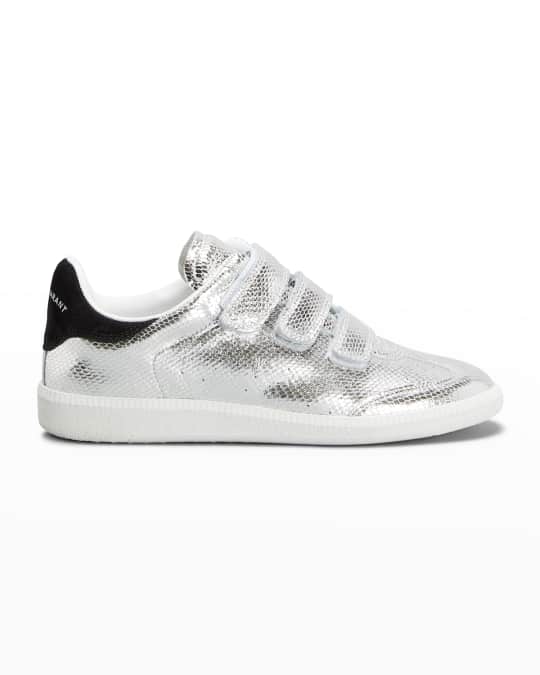 Isabel marant metallic cheap sneakers