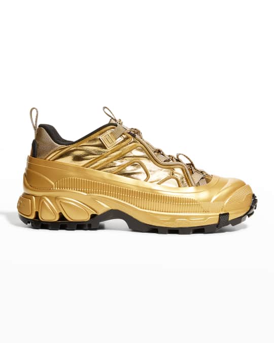 Burberry hot sale gold sneakers