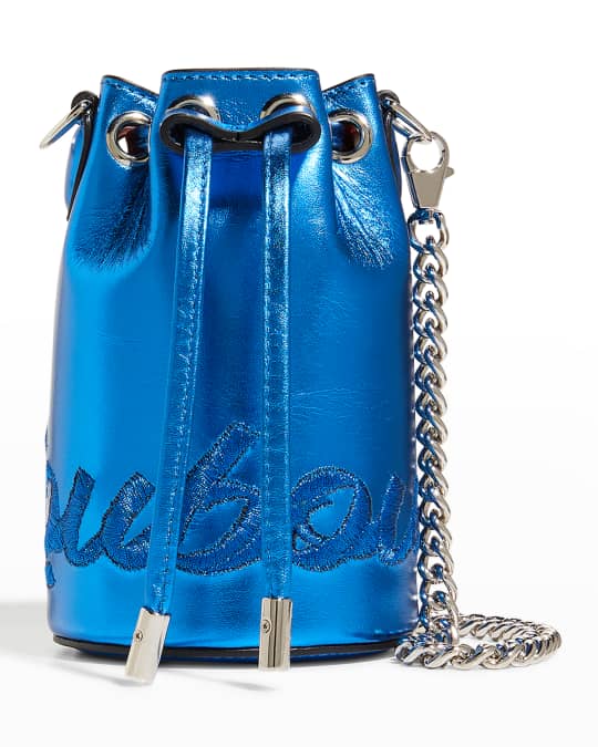 Christian Louboutin Marie Jane Mini Metallic Bucket Bag Neiman Marcus