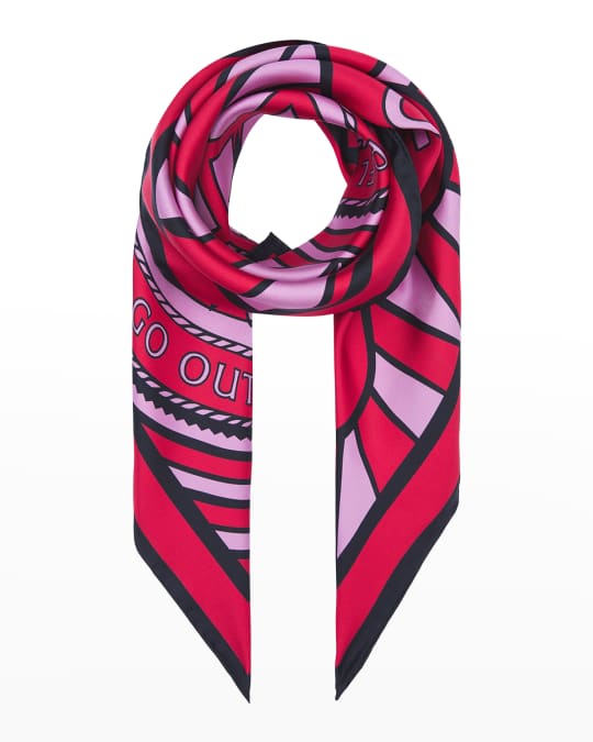 Burberry heart print scarf new arrivals