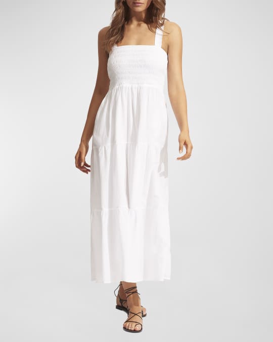 Seafolly Beach House Maxi Dress Neiman Marcus