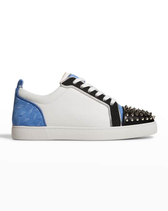 Christian Louboutin - Men's Pedro Junior in Canvas Low-top Sneakers - White - Sneakers - 7