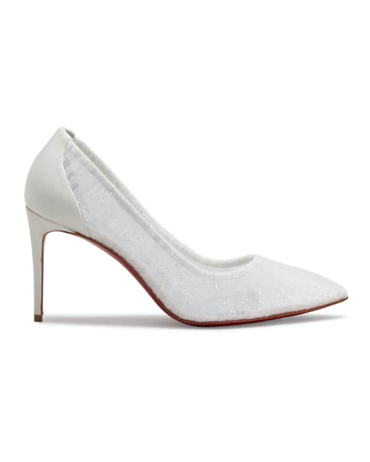 Christian Louboutin Kate Draperia 85mm Red Sole Pumps Neiman Marcus