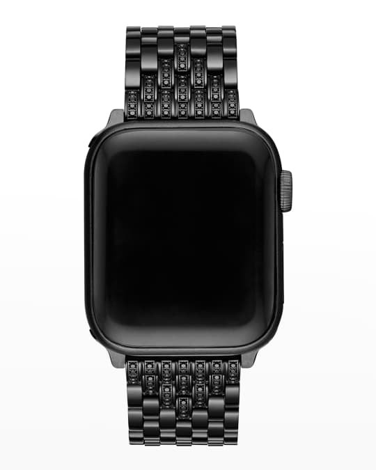 Michele black diamond watch sale