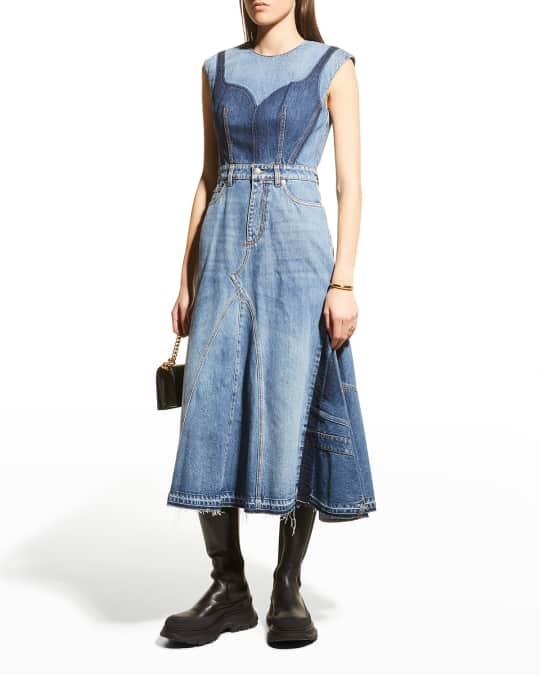 Neiman marcus denim dress store