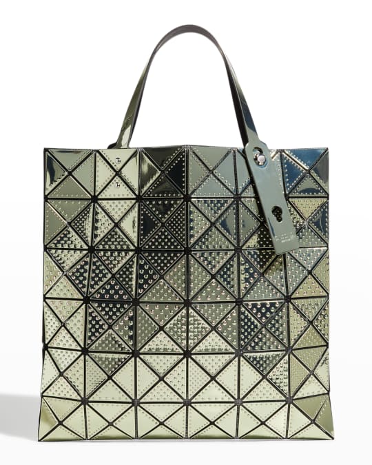 BAO BAO ISSEY MIYAKE Medallion Geo Studded Metallic Tote Bag | Neiman ...