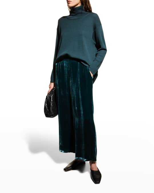 Eileen fisher velvet wide leg pants new arrivals