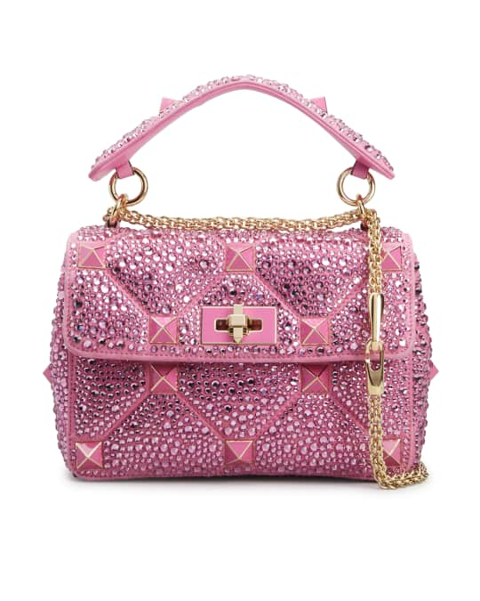 Valentino Garavani crystal-embellished Roman Stud Shoulder Bag