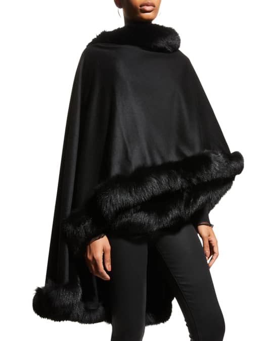 Neiman marcus cashmere on sale poncho