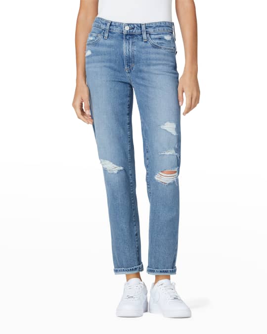 Joe's Jeans The Niki Boyfriend Jeans w/ Cuffs Neiman Marcus