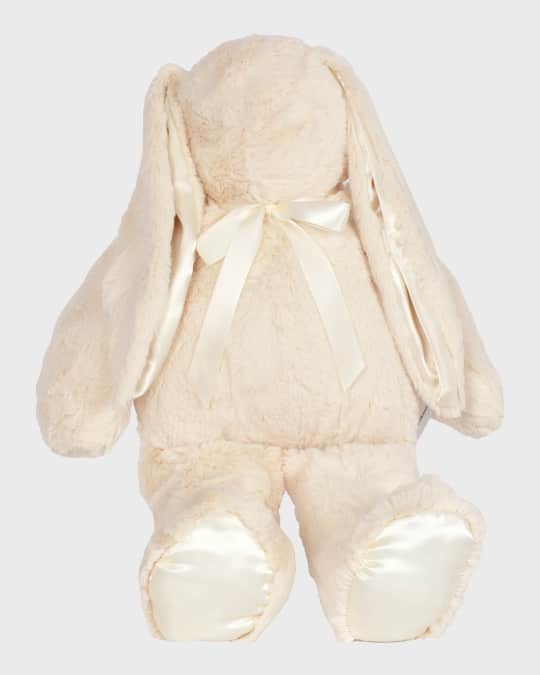 Kid's Furry Plush Stuffed Bunny