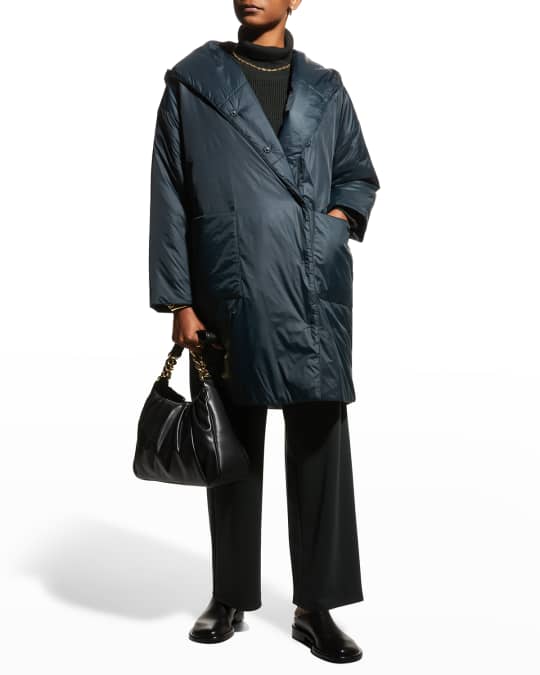 Eileen fisher deals hooded coat