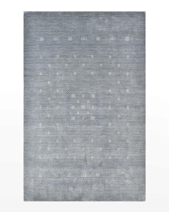 Solo Rugs Simi Hand-Loomed Rug, Light Slate - 5' x 8' | Neiman Marcus