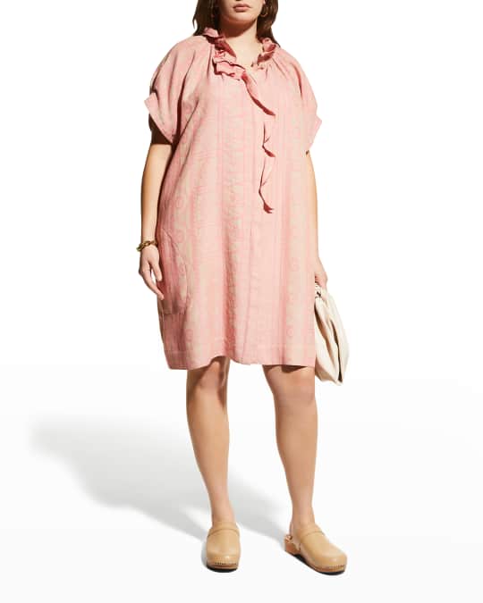 Finley Plus Size Frankie Ethnic Jacquard Dress | Neiman Marcus