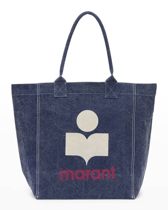 ISABEL MARANT正規品/送料関税込み YENKY logo shopper bag Yenky Zipped bag Woman gray | ISABEL MARANT Official online