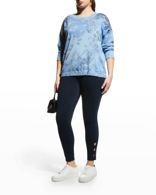 Plus Size Horizon Petal Cotton Sweater