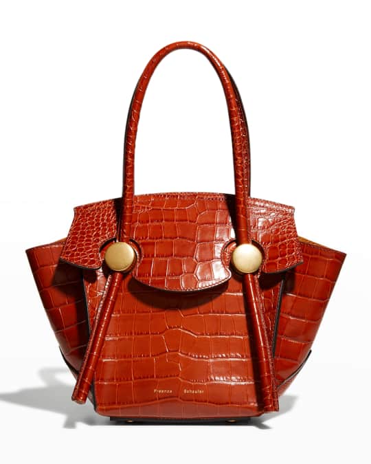 Small Pipe Leather Bucket Bag