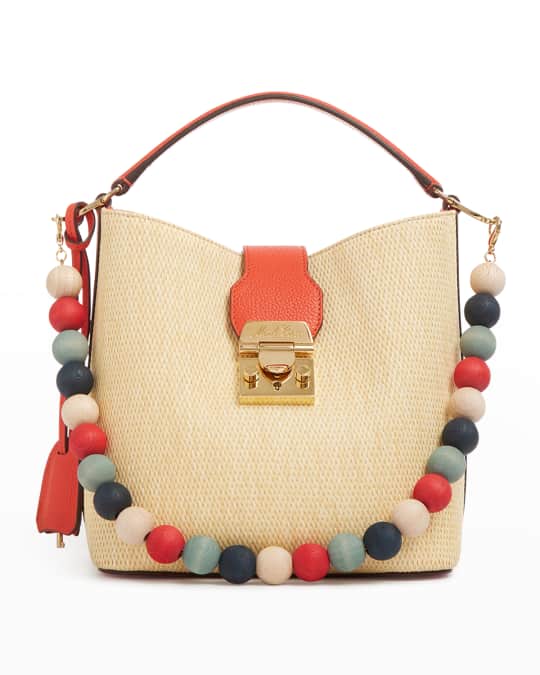 Mark cross raffia bag discount