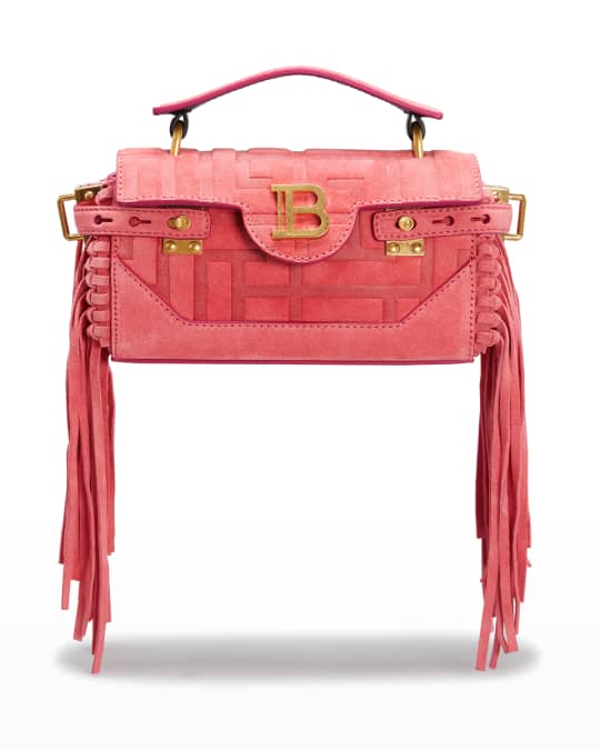 Balmain suede on sale bag