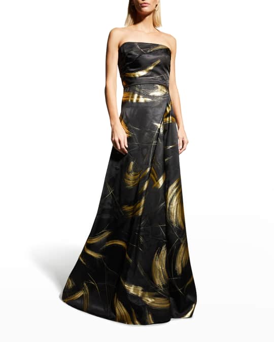 Rene Ruiz Collection Bustier A-Line Gown | Neiman Marcus