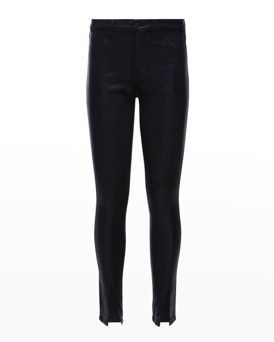 Jyothi High-Rise Coated Split Ankle Jeans