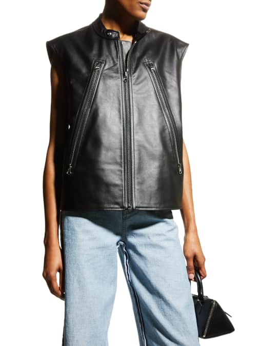 MM6 MaisonMargiela マルジェラ フェイクレザー ベスト MM6 maison margiela faux leather vest
