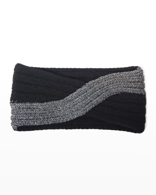 Crisscross Cashmere Knit Headband 