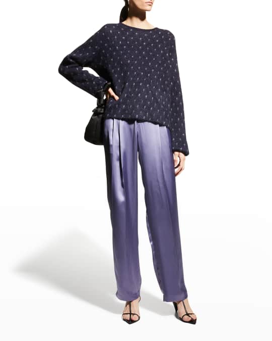 Vince Starry Dot Jacquard Sweater | Neiman Marcus